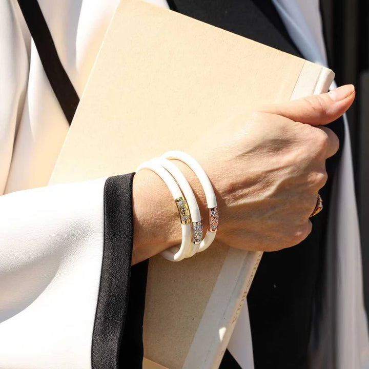 BuDhaGirl - Three Kings All Weather Bangles® - Ivory
