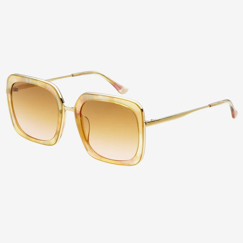 FREYRS - Lulu Unisex Sunglasses - Yellow/Pearl