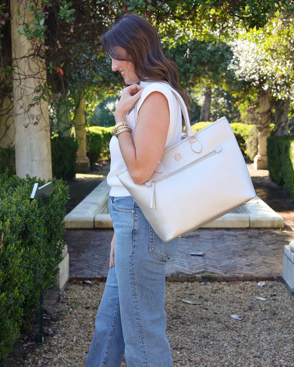 Caroline Hill - Jayden Tote "Pearl"
