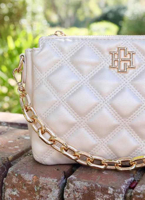 Caroline Hill - Jace Quilted Crossbody "Pearl Quilted DQ"