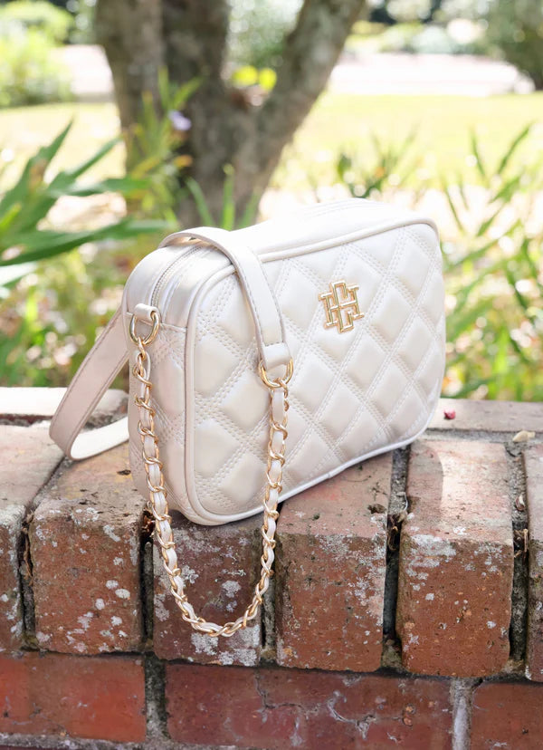 Caroline Hill - Bryce Crossbody "Pearl Quilted DQ"