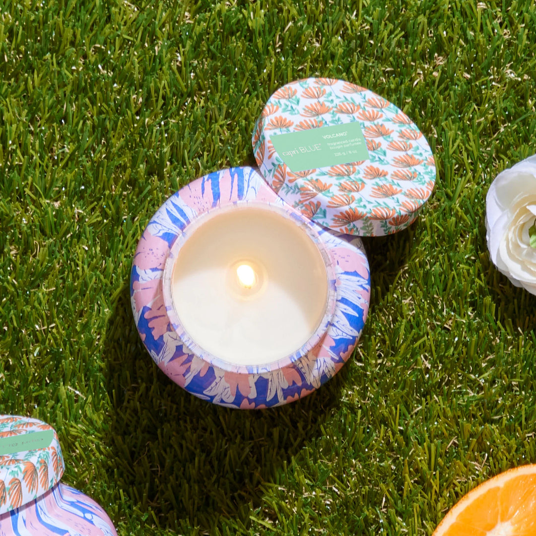 Capri Blue - Volcano Pattern Play Printed Petite Candle
