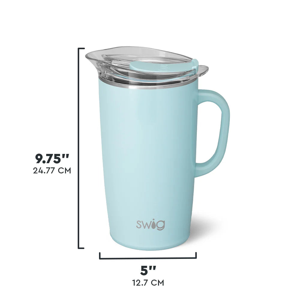 Swig - Shimmer Aquamarine Party Pitcher 64oz