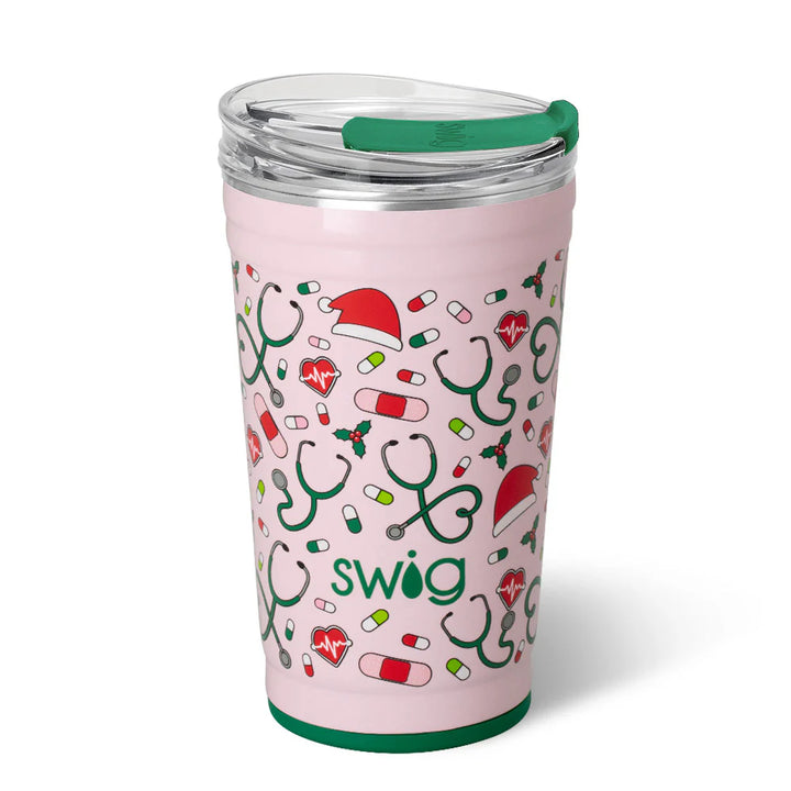 Swig - Santa's Scrubs Party Cup 24oz