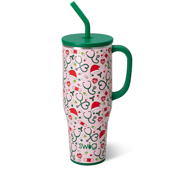 Swig - Santa's Scrubs Mega Mug 40oz