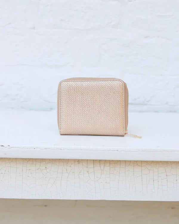 Caroline Hill - Blakely Wallet - Woven Gold