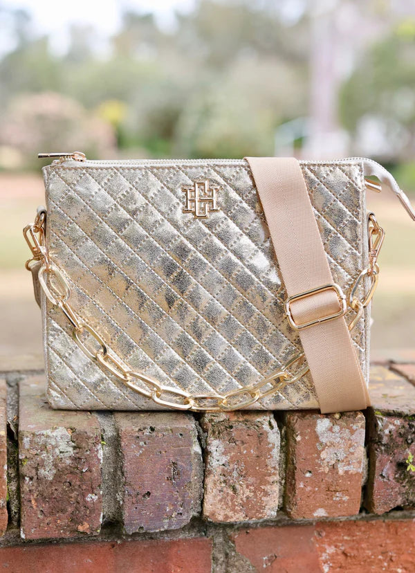 Caroline Hill - Ariana Crossbody "Champagne Pop"