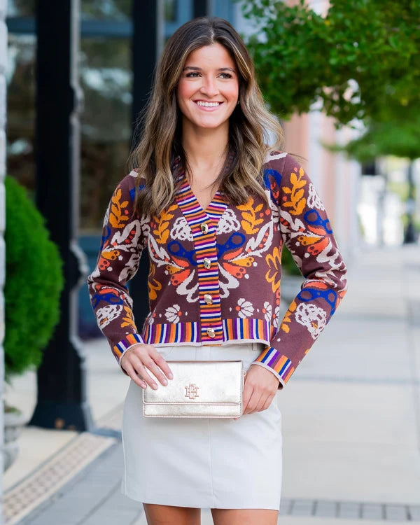 Caroline Hill - Brynleigh Clutch Crossbody - D Gold