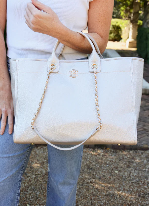 Caroline Hill Melissa Tote Bag "Pearl"