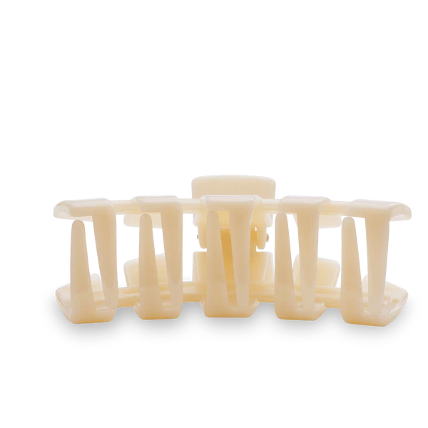 Teleties - Classic Almond Beige Hair Clip-Medium