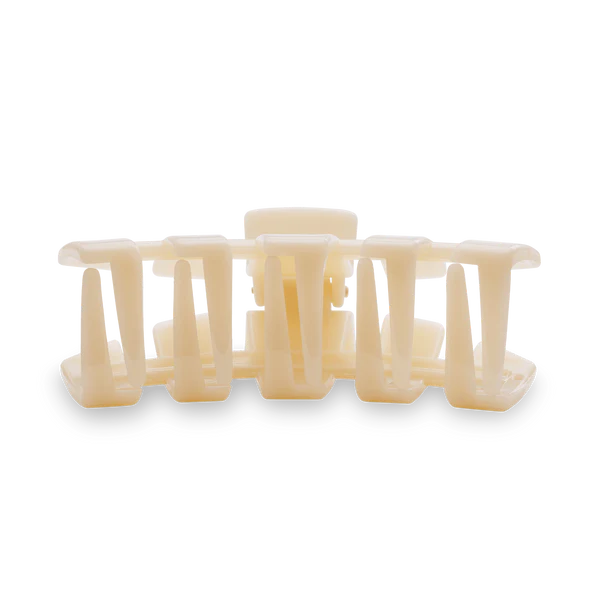 Teleties - Classic Almond Beige Hair Clip-Small