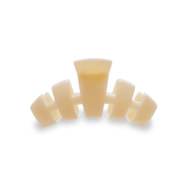 Teleties - Classic Almond Beige Hair Clip-Small