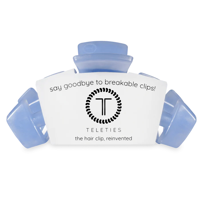 Teleties - Classic Blue Lagoon Hair Clip - Large