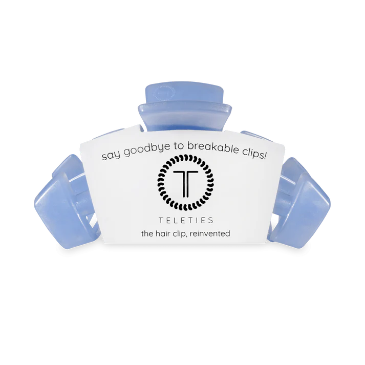 Teleties - Classic Blue Lagoon Hair Clip - Medium