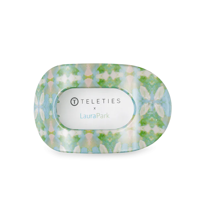 Teleties - Classic Elephant Falls Flat Round Hair Clip-Medium