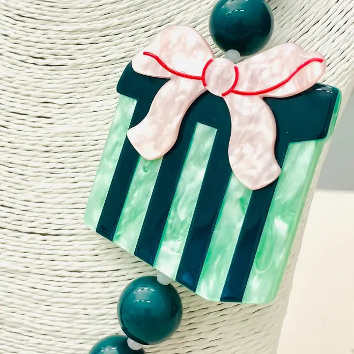 Holiday Beaded Gift Necklace
