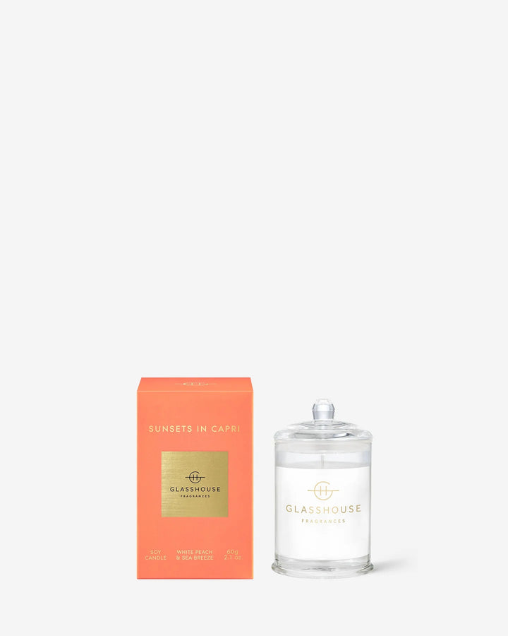 Glasshouse - 2.1 oz. Scented Candle - Sunsets in Capri