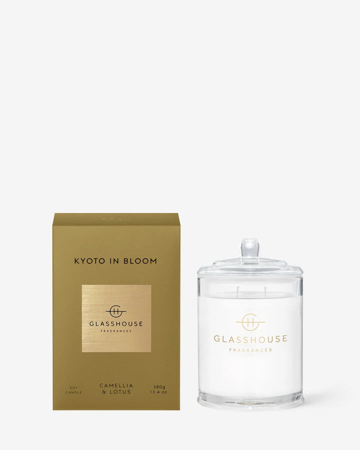 Glasshouse - 13.4 oz. Scented Candle - Kyoto In Bloom