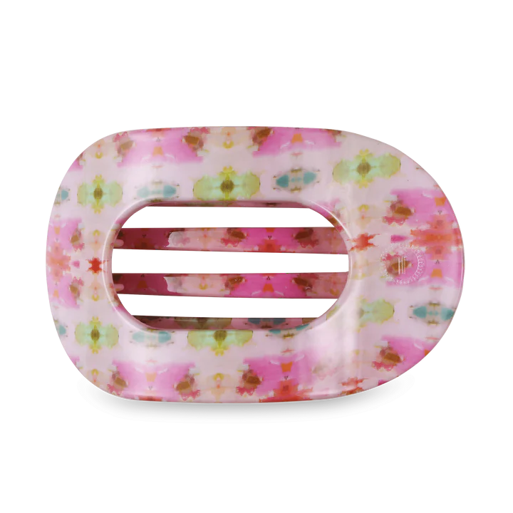 Teleties - Giverny Flat Round Hair Clip-Large