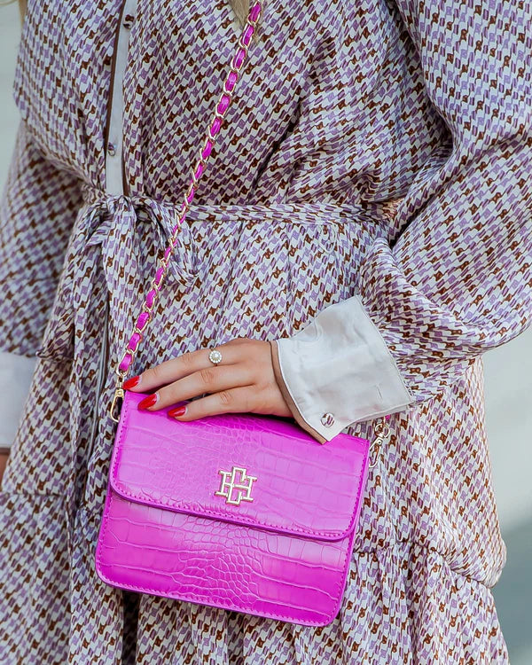 Caroline Hill - Evelyn Crossbody "Hot Pink EC"