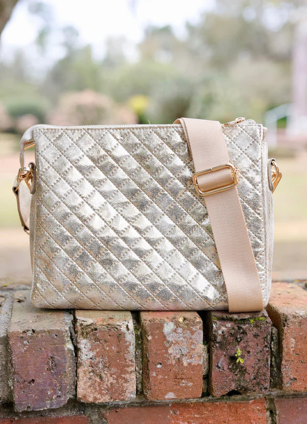 Caroline Hill - Ariana Crossbody "Champagne Pop"