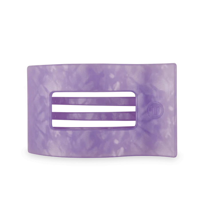 Teleties - Lavender Mist Flat Rectangle Hair Clip - Large