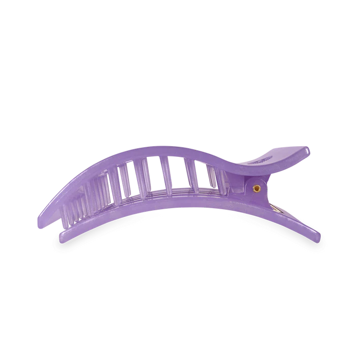 Teleties - Lavender Mist Flat Rectangle Hair Clip - Large