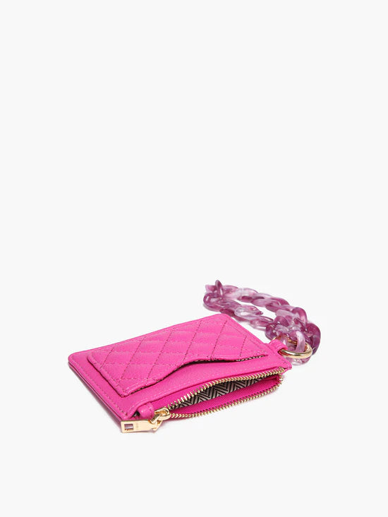Rhodes Quilted Wallet "Purple"