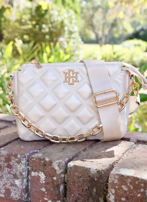 Caroline Hill - Jace Quilted Crossbody "Pearl Quilted DQ"