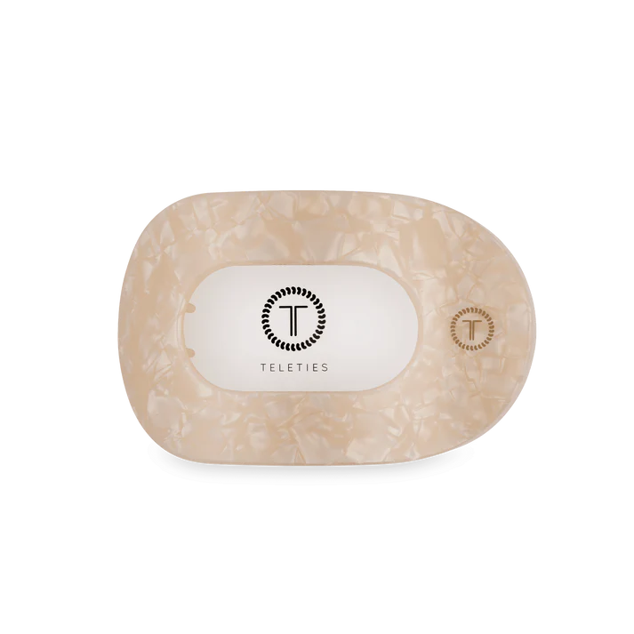 Teleties - Soft Surf Flat Round Hair Clip - Medium