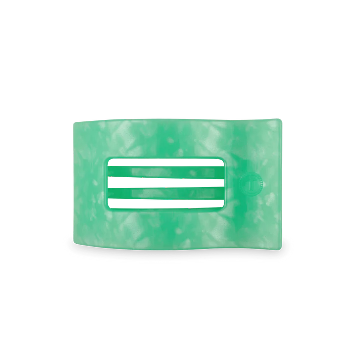 Teleties - Spring Splash Flat Rectangle Hair Clip - Medium
