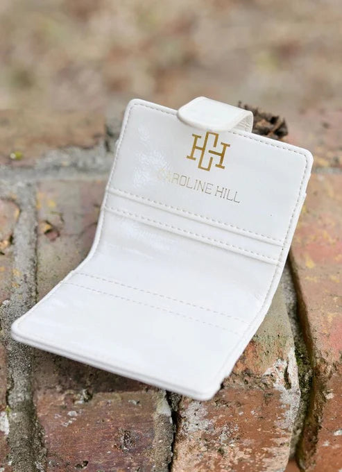 Caroline Hill - Tate Card Holder Wallet "Ivory Patent LQ"