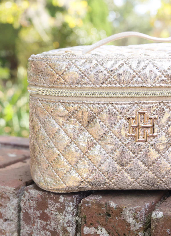 Caroline Hill - Hampton Train Case "Champagne Pop"