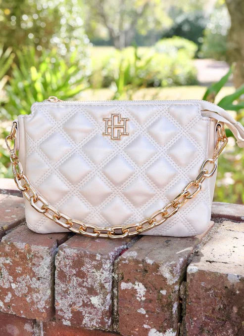 Caroline Hill - Jace Quilted Crossbody "Pearl Quilted DQ"