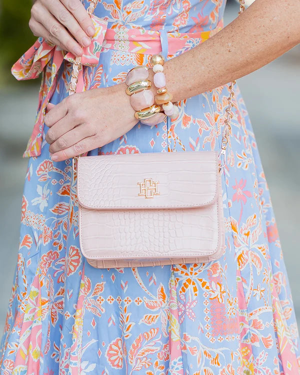Caroline Hill - Evelyn Crossbody "Blush EC"