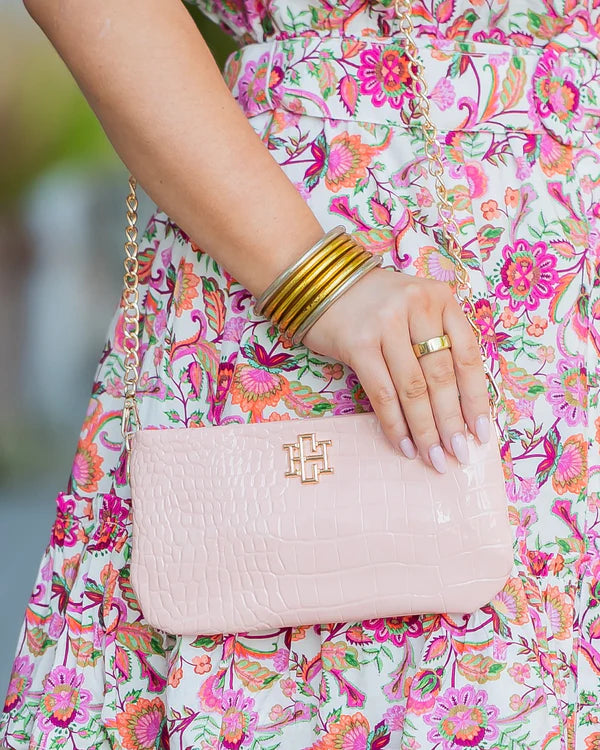 Caroline Hill - Livi Crossbody - Blush Patent EC