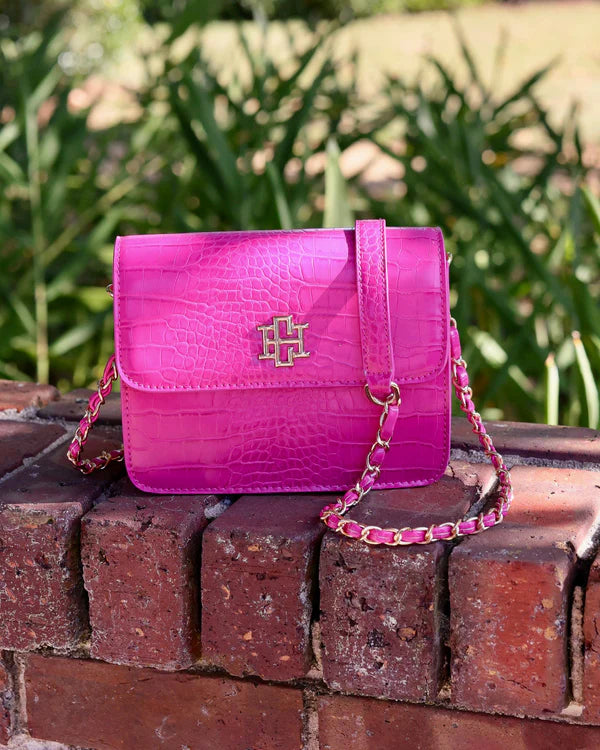 Caroline Hill - Evelyn Crossbody "Hot Pink EC"