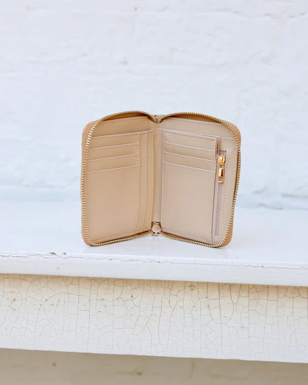 Caroline Hill - Blakely Wallet - Woven Gold