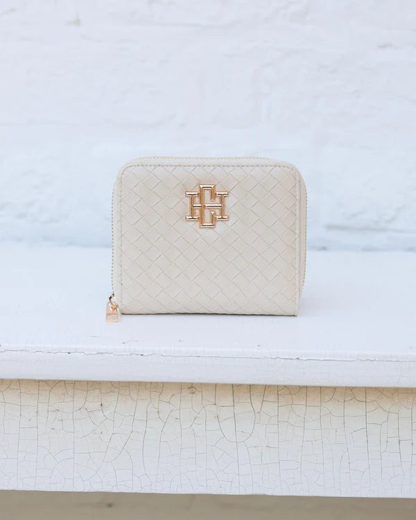 Caroline Hill - Blakely Wallet - Woven Almond